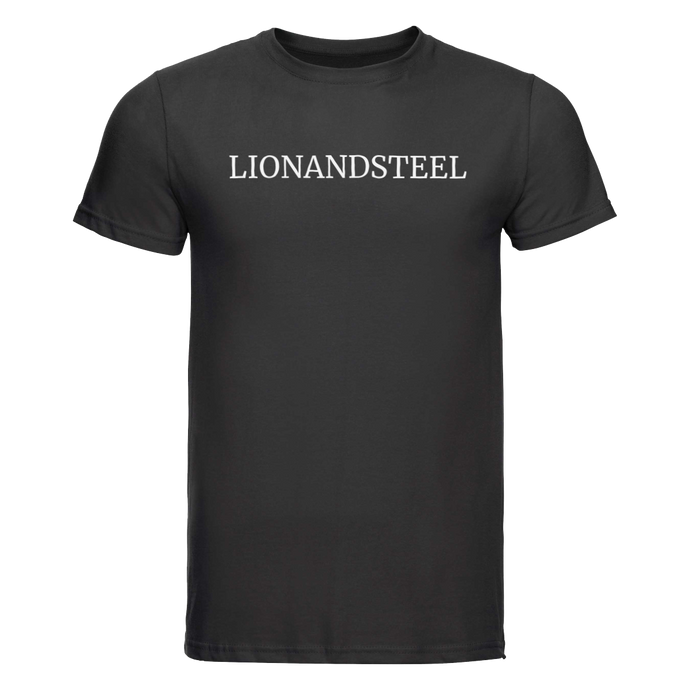 Slim-Fit T-Shirt Men 'LIONANDSTEEL' Black
